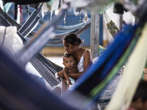Brazil. Life in Pintolandia refugee camp