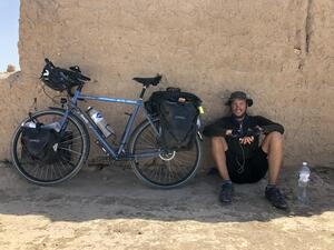 Uzbekistan. In the desert