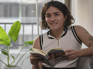 Chile. Valentina, a transgender woman who started a new life in Chile.