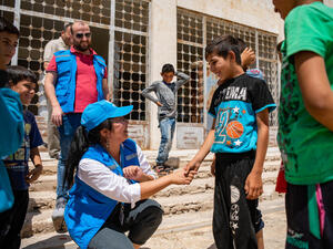 Syria. UNHCR teams travel long distances to newly accessible areas to reach the most vulnerable in Aleppo