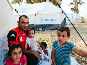 Greece. UNHCR ramps up support after fire destroys the Moria reception and identification centre, on the island of Lesvos