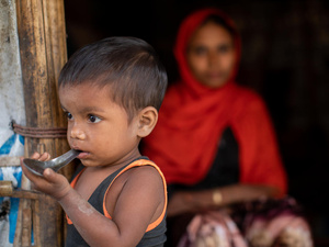 Bangladesh. LPG distribution efforts by UNHCR and partners have reduced the cutting of firewood by 80% in the camps