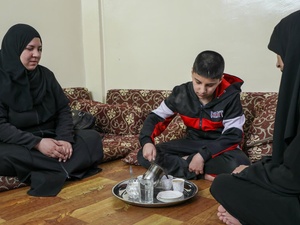 Jordan. Cash Assistance is a critical support for Syrian refugee &amp; single mother, Um Ali