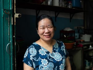 Sam, the headteacher at Kachin Refugee Learning Centre works with her community to give back to society.