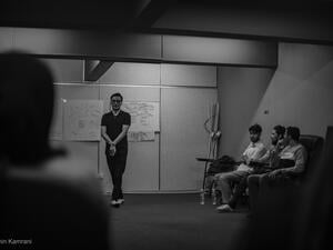 Afghan refugee Saleh Sepas is the founder of Parastoo Theatre, a community theatre project for Afghan refugees in Malaysia to inspire change.