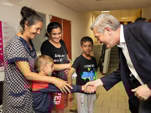 Filippo Grandi, the United Nations High Commissioner for Refugees visits Czech republic