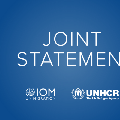 IOM UNHCR Joint Statement Banner