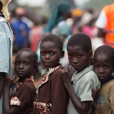 Uganda. Refugees from South Sudan arrive in Northern Uganda