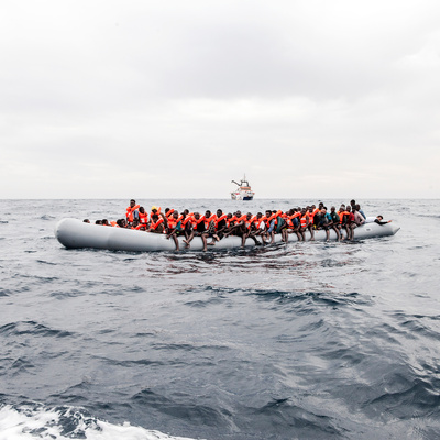 Malta. On board the Phoenix in the Mediterranean