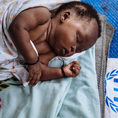Uganda. South Sudanese refugee Juru Jane in Bidibidi settlement