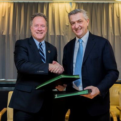 Switzerland. Meeting of UNHCR and WFP