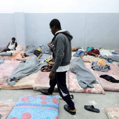 Libya. UNHCR chief visits refugees at Tariq al-Sikka detention facility