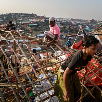 Bangladesh. Rohingya adapt to new lives in refugee camps