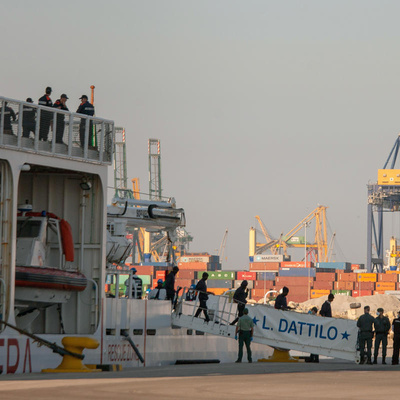 Spain. Aquarius arrival