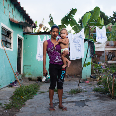 Mexico. Central American families escaping violence