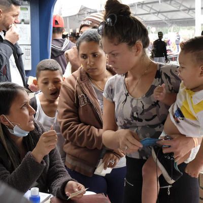 Ecuador. Venezuelan families begin new lives in exile