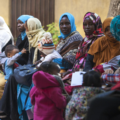 Egypt. Refugee students reap benefits at education initiative in Cairo