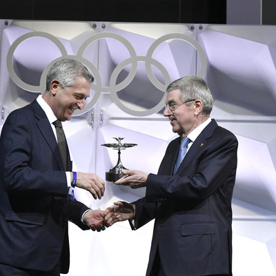 Switzerland.UN Refugee Agency honoured with Olympic Cup for sporting contribution