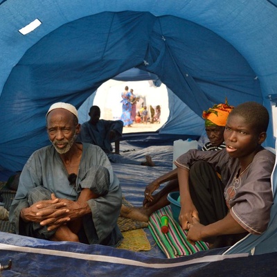 Burkina Faso. Malian refugees relocated from unsafe northern areas to Sahel
