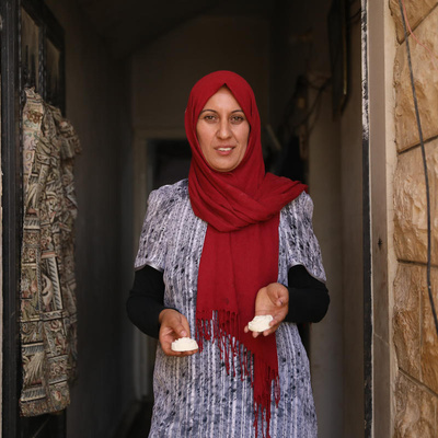 Lebanon. Midia Said Sido, Syrian from Aleppo living in Southern Lebanon