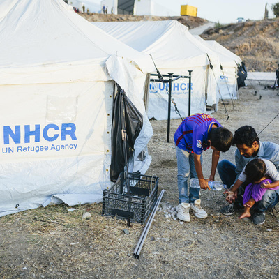Greece. UNHCR ramps up support after fire destroys Moria reception centre.