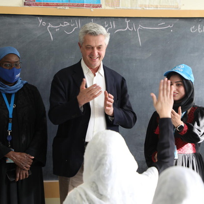 Afghanistan. UN High Commissioner visit to