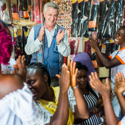 Cote D'Ivoire. Ivorian returnee starting a business in her hometown