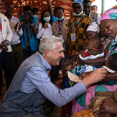 Tanzania. High Commissioner visits refugees at Nyarugusu camp in Kigoma