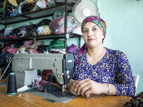 Iraq. Syrian seamstress builds brand loyalty from a refugee camp