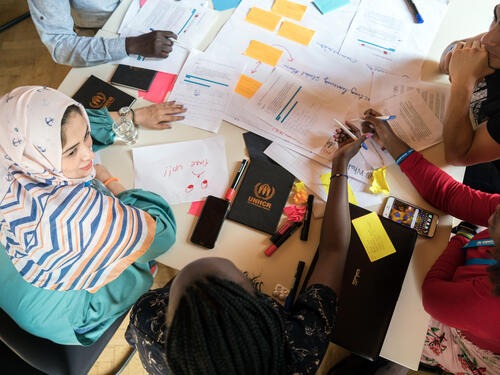 Germany. Portraits of DAFI scholarship winners and refugee students
