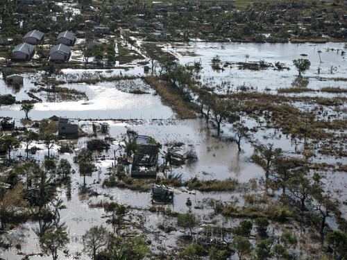 Mozambique. Aerial view of Beira
