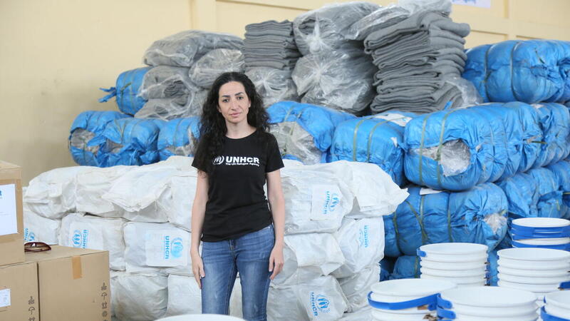 Silva Alkebeh visits the recently opened warehouse in the capital of the Tigray region to do an inventory of life-saving relief items.