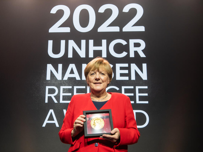UNHCR Nansen Refugee Award honours former Federal German Chancellor of Germany, Dr. Angela Merkel