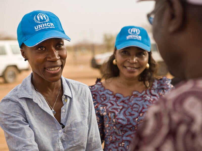 Burkina Faso / Rokia Traore in Goudoubo Refugee camp