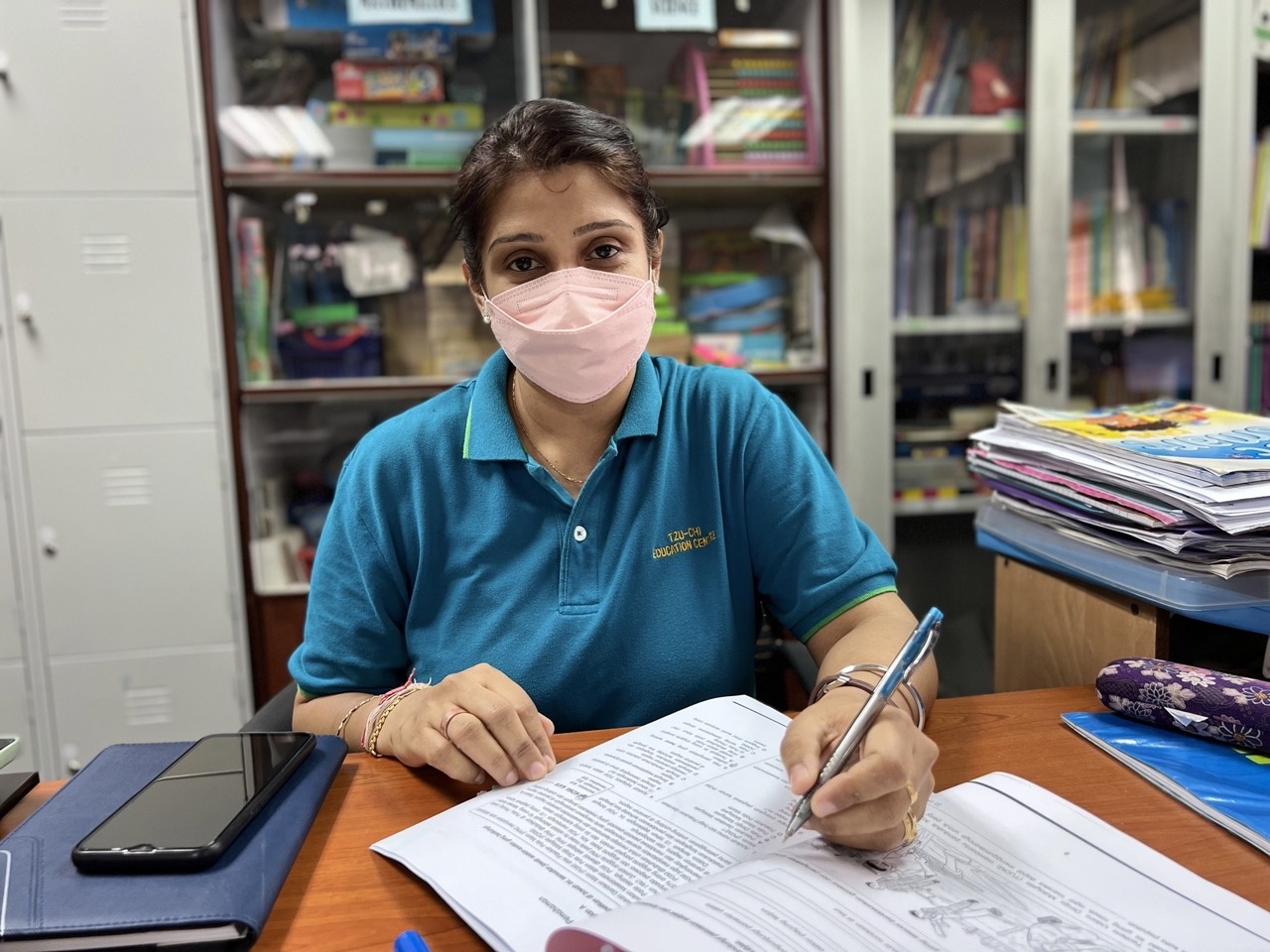 Teacher Leena Muthusamy