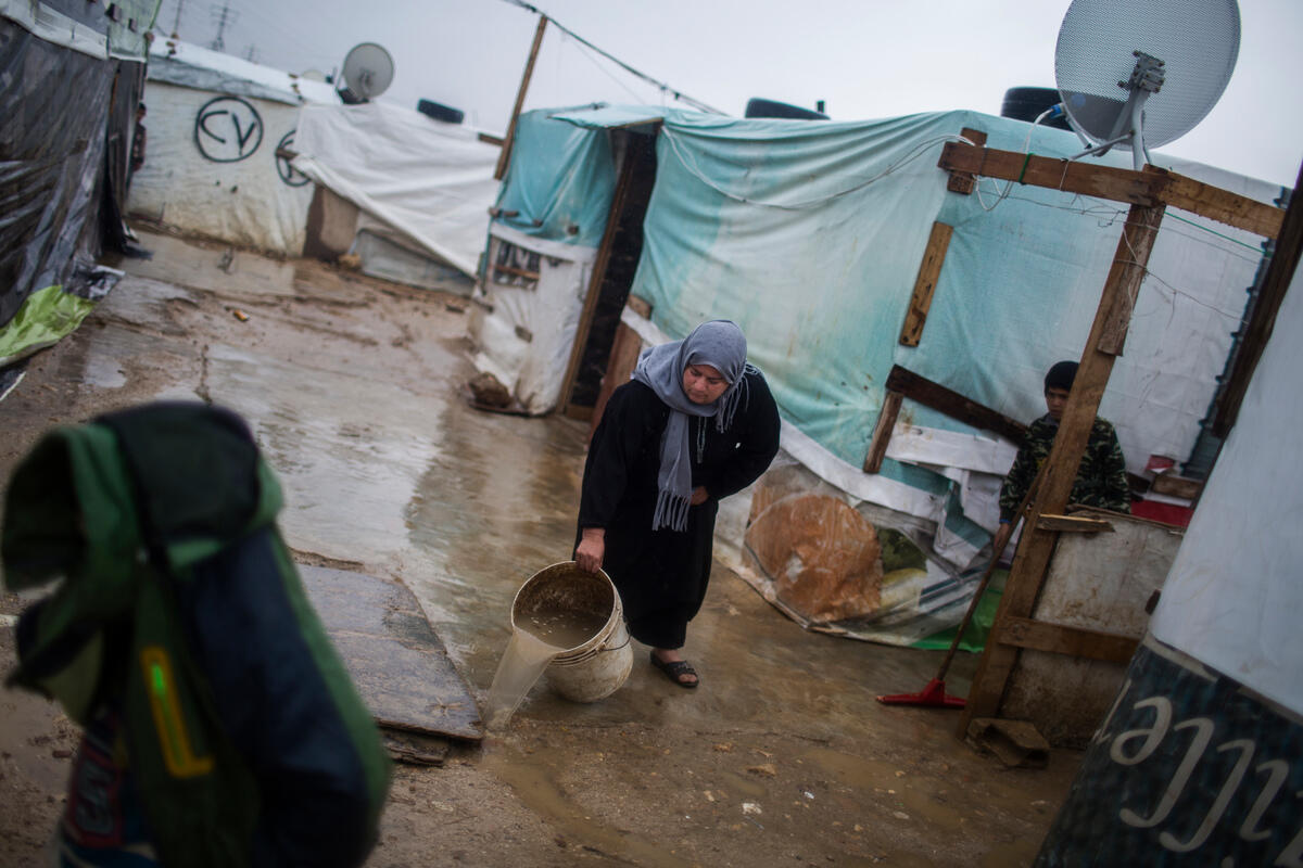 Lebanon. Syrian refugees facing the winter