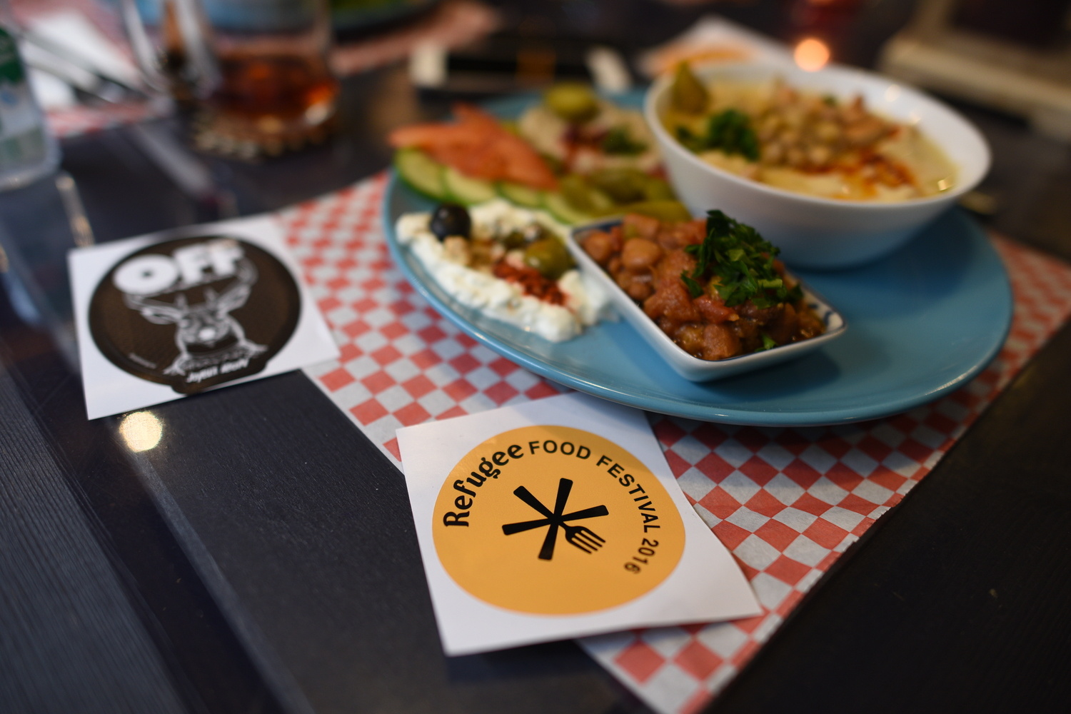 France. Refugee Food Festival in Strasbourg