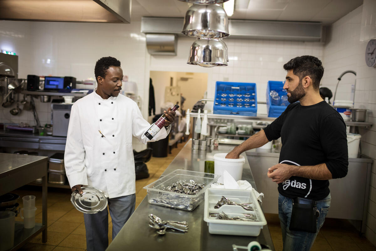 Austria. Refugees welcome globetrotters to Vienna's open-minded hotel