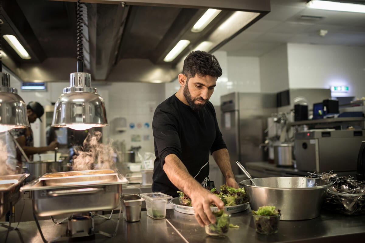 Austria. Refugees welcome globetrotters to Vienna's open-minded hotel