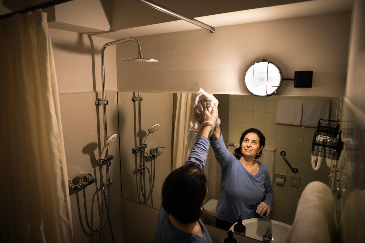 Austria. Refugees welcome globetrotters to Vienna's open-minded hotel