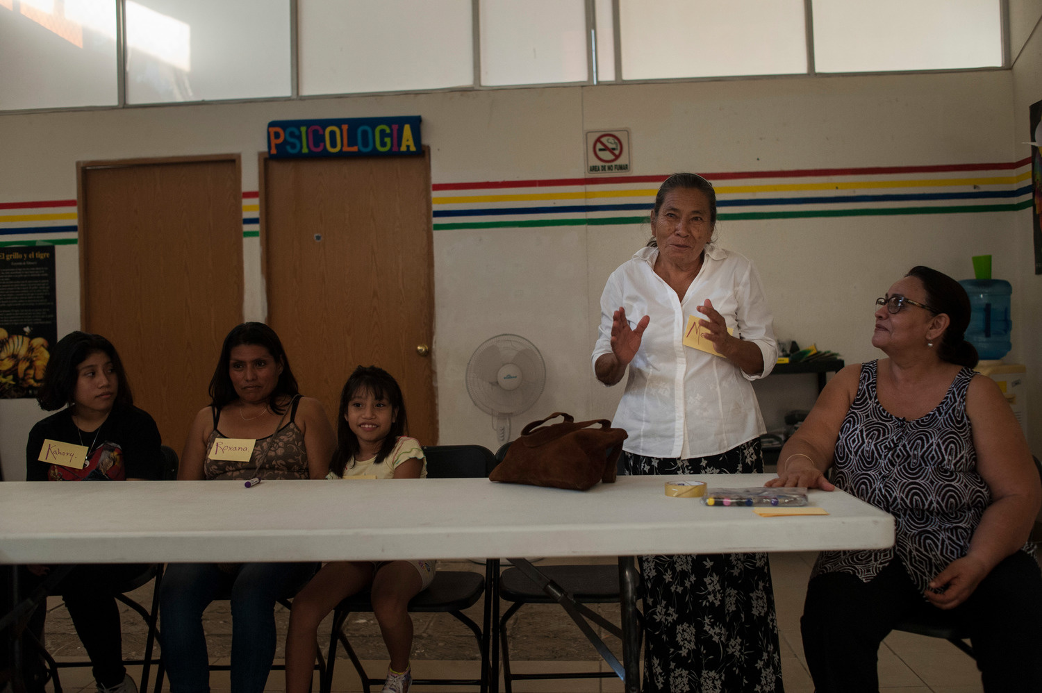 Elder woman escaped from violence of El Salvador, feels happy in her new life in Chiapas, Mexico.