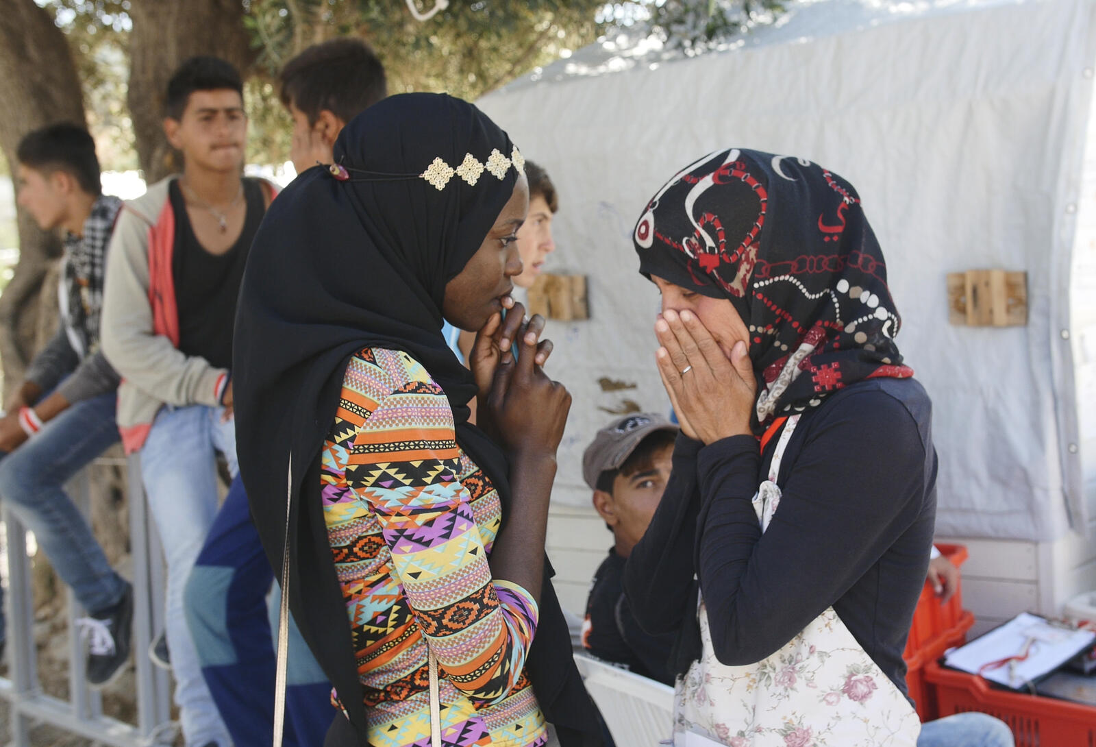 UNHCR High Profile Supporter Emi Mahmoud visits refugees in Greece