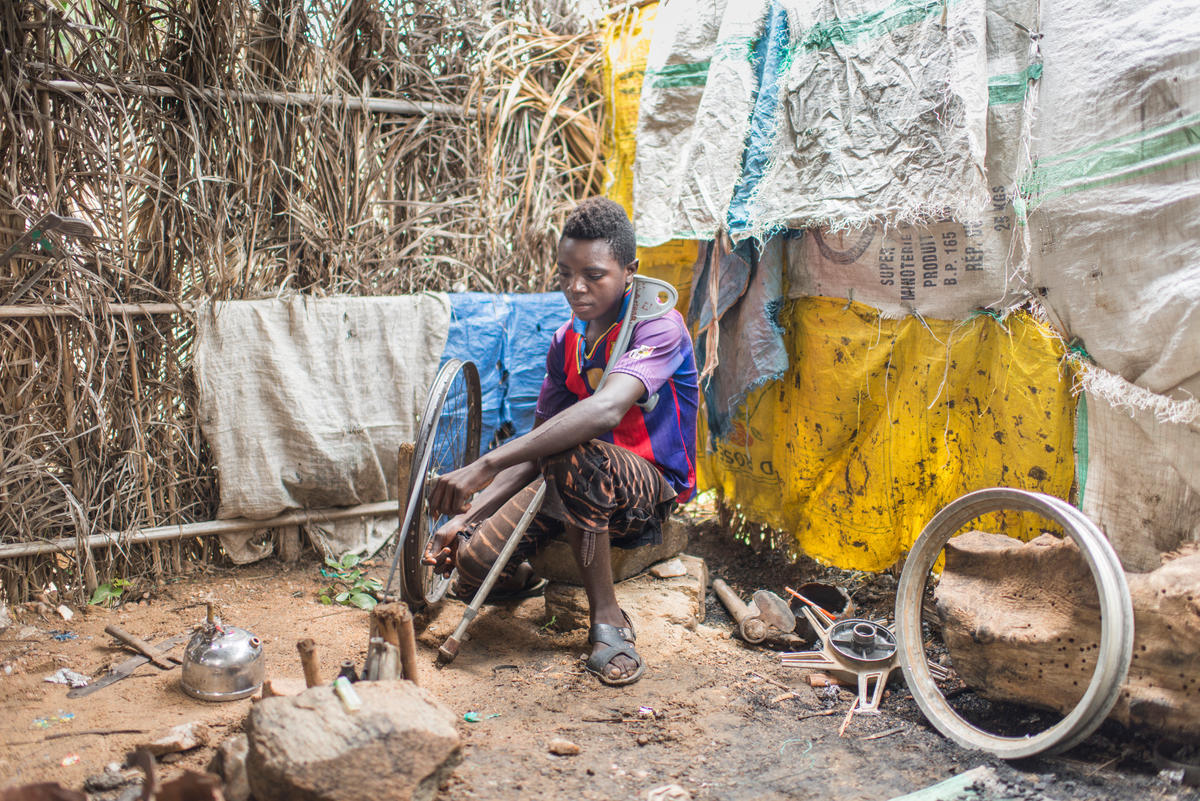 Democratic Republic of the Congo. Burundian refugees adapt to life in Lusenda