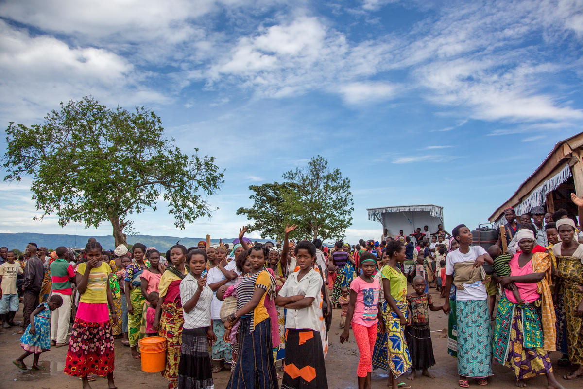 DR Congo. HC visit to Mulongwe Refugee Camp south Kivu