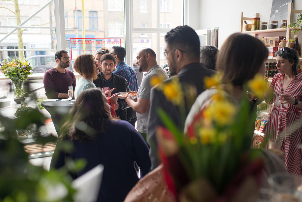 Belgium. Entrepreneur refugee brings Syrian cuisine to the heart of Europe