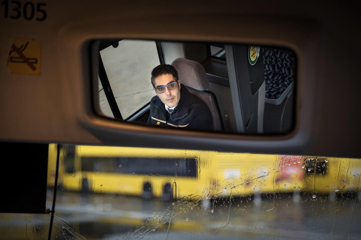 Germany. Syrian refugee steers into new life as Berlin bus driver