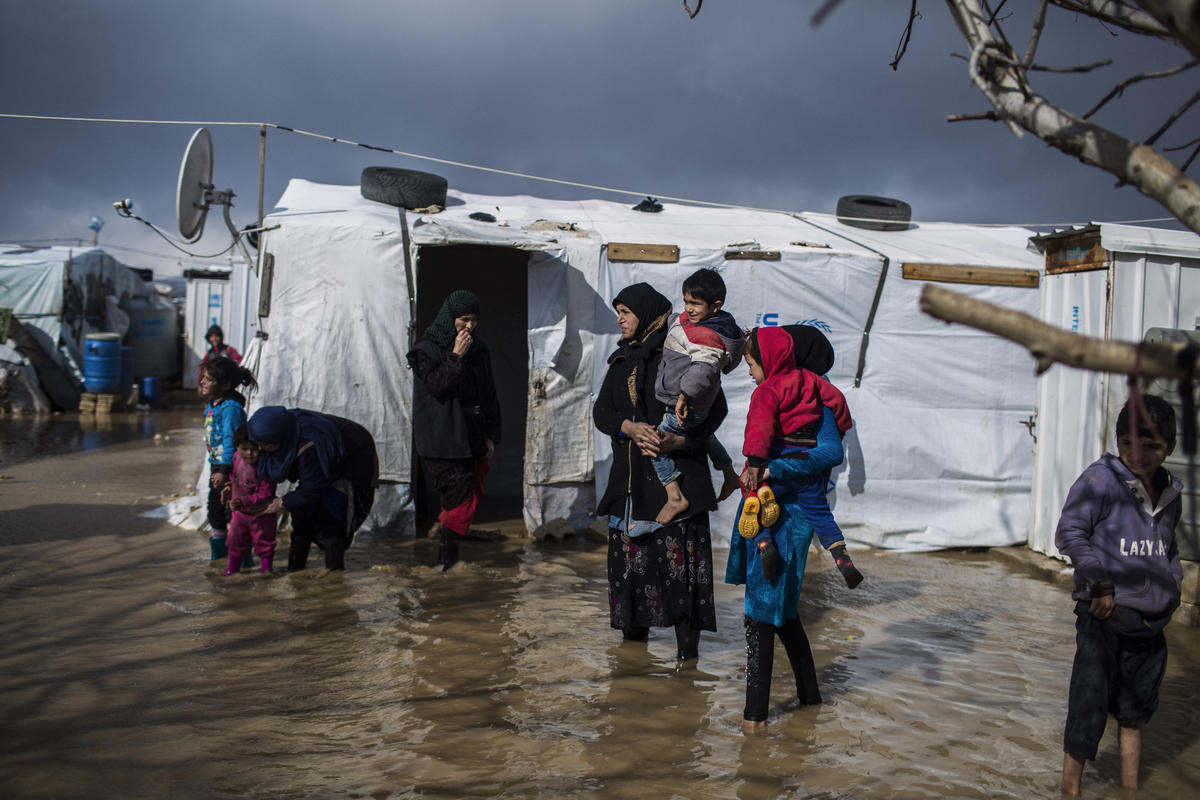 Lebanon. UNHCR Response after Norma battered Lebanon with fierce winds, heavy snow and rainfall
