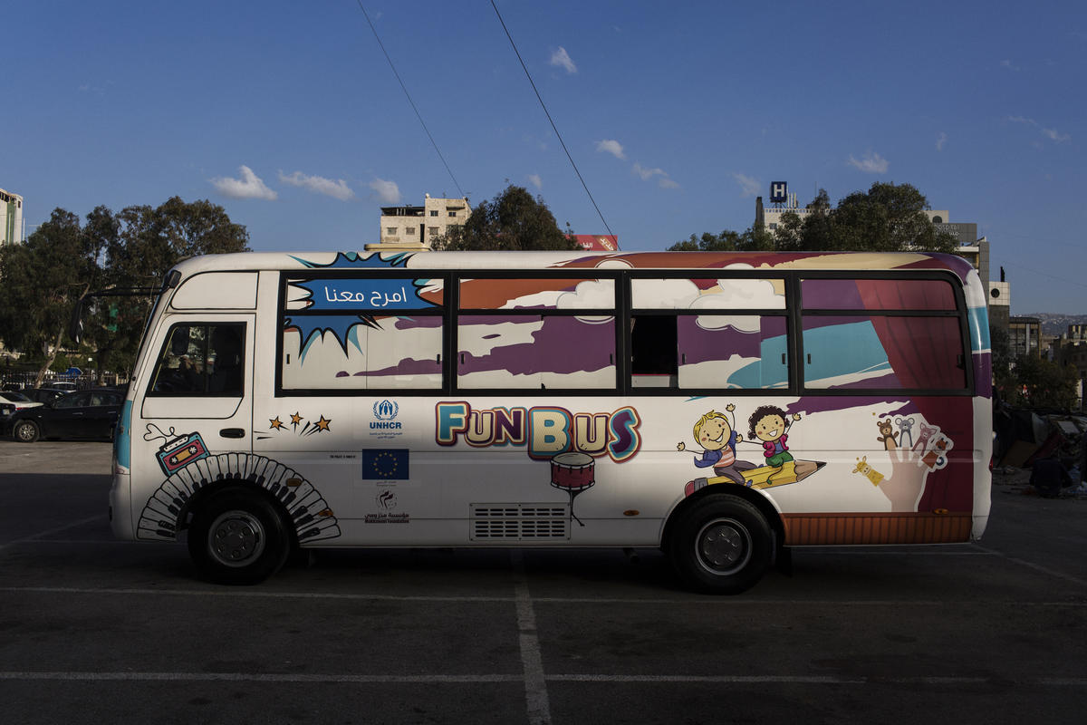 Lebanon. The Fun Bus: fight against child labor