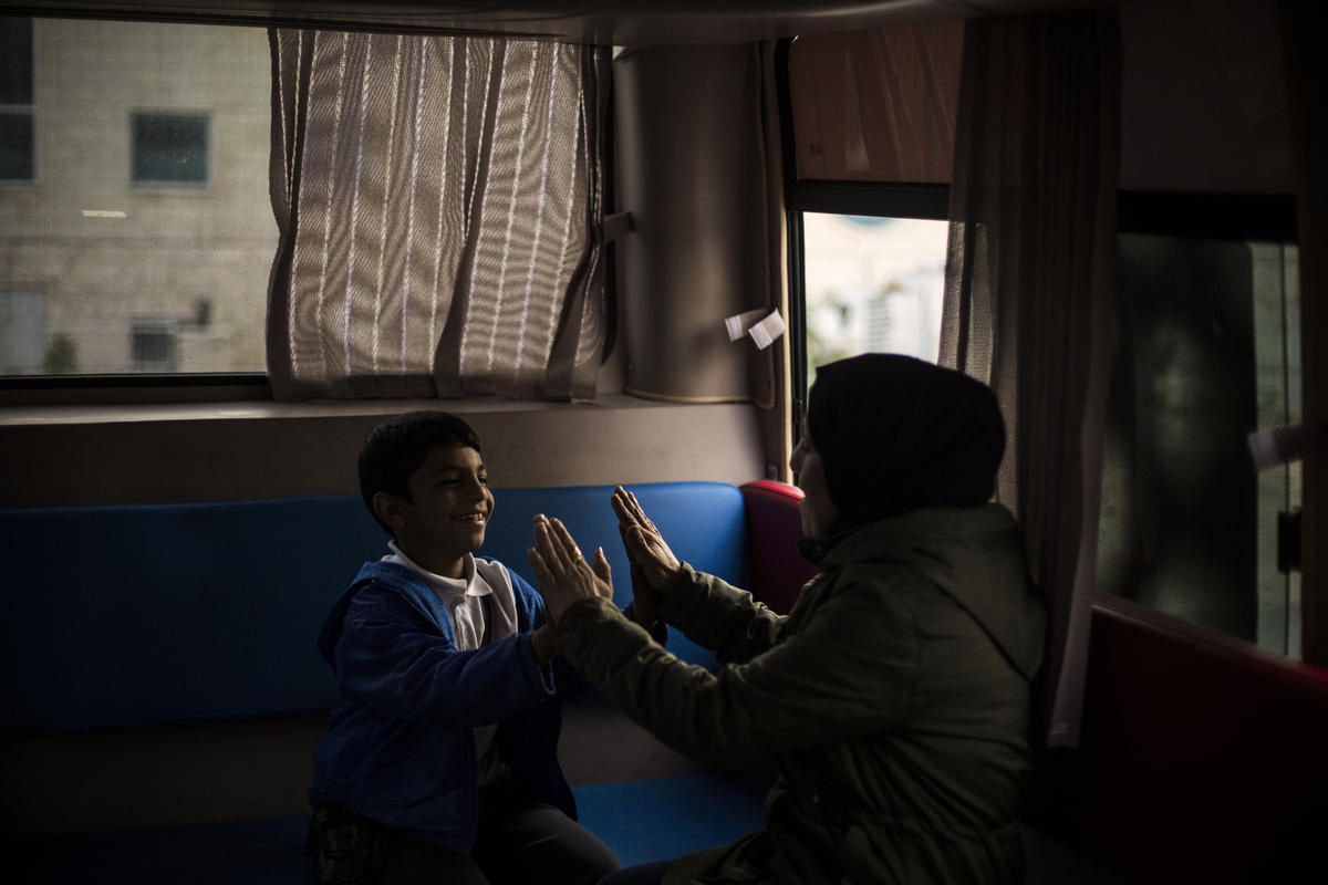 Lebanon. The Fun Bus: fight against child labor