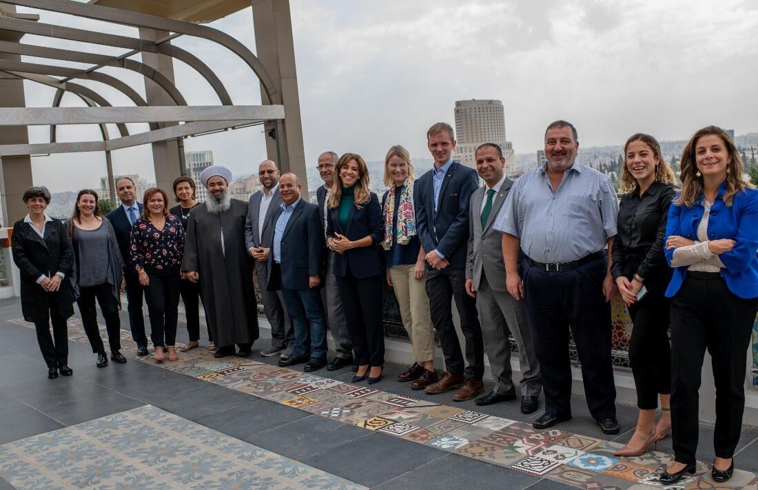 UNHCR UN Refugee Agency, The Middle East and North Africa Civil Society Network for Displacement (MENA CSND): Participants of the Regional Roundtable on the Role of Faith-Based Organizations in Addressing Displacement in MENA posing for a picture.